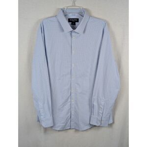 Mizzen+Main Leeward Trim Fit Plaid Button Up Shirt Men's Size 2XL/XXL